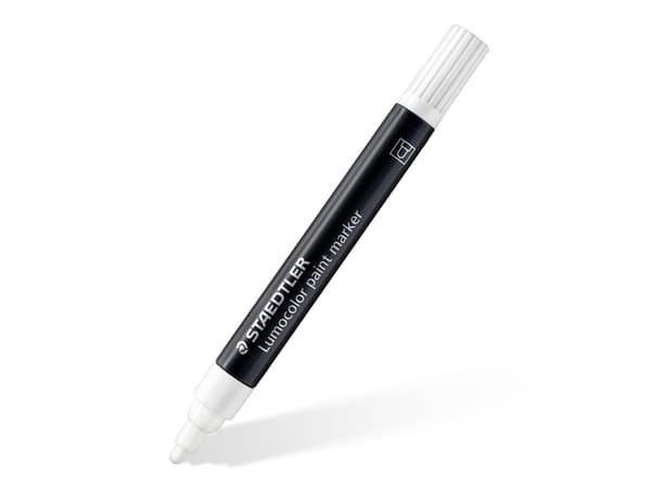 STAEDTLER Lumocolor akryylitarkkailumerkki, 6 kpl:n laatikko Viivan leveys: n. 2,4 mm, pyöreä kärki, lajiteltu - 1 kpl (349 C6)