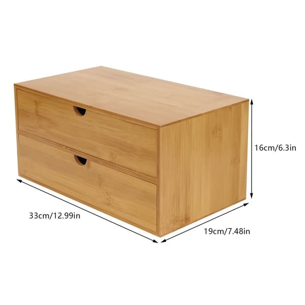 Bambuorganisatör, fuktbeständig yta, minimalistisk design,Trä