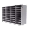 Miniatyrbillede 1 af 2: Litteraturorganisator, 36 rum, holdbar PVC-konstruktion,HVID, 21 Celler & Op