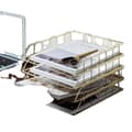Miniatyrbillede 1 af 4: Metal A4 Filestativer, Stabelbart Design, Rustbestandigt