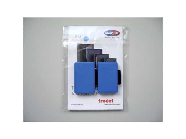 Stempelpude Trodat blå 2-pack 5205 6/55