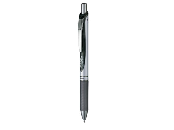 Rollerpen Pentel EnerGel Deluxe sort (æske á 12 stk.)