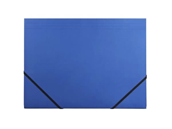Pahvikansio, Q-Line DKF sininen, M/3 CLAPS, 210x297mm Kartonki/joustava 10 kpl pakkaus - (10 kpl.)