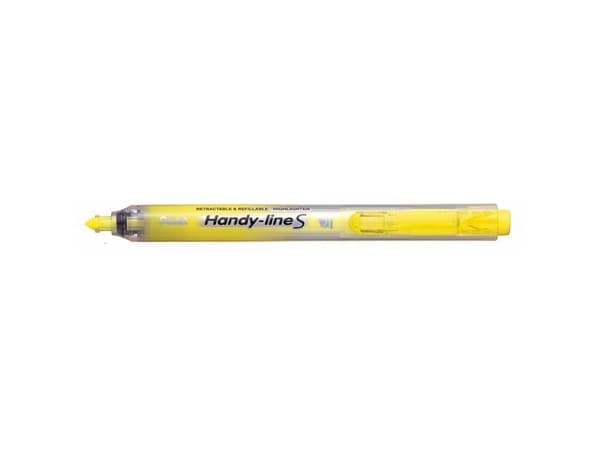 Text markers, Pentel Handyline, SXS15-VO 1-4,5MM, Peak, yellow, 2401547 pakke a 12 stk - (12 stk.)