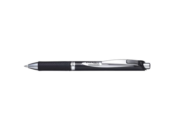 Roller pen, Pentel Energel, BLP77-AX 0,35MM, black, 2177201, pakke a 12 stk - (12 stk.)