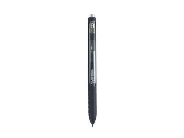 Papermate InkJoy Gel, uttrekkbar gelpenn, svart, svart, plast, medium, rund