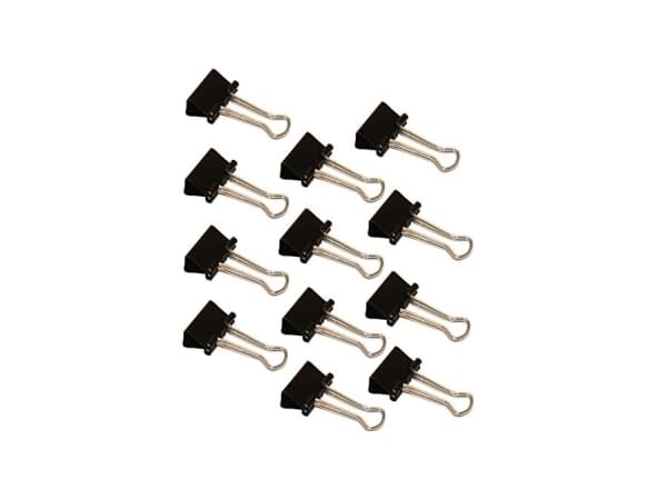 Wedo 64 21419, Metall, Nickel, Svart, 7 mm, 19 mm, 12 styck