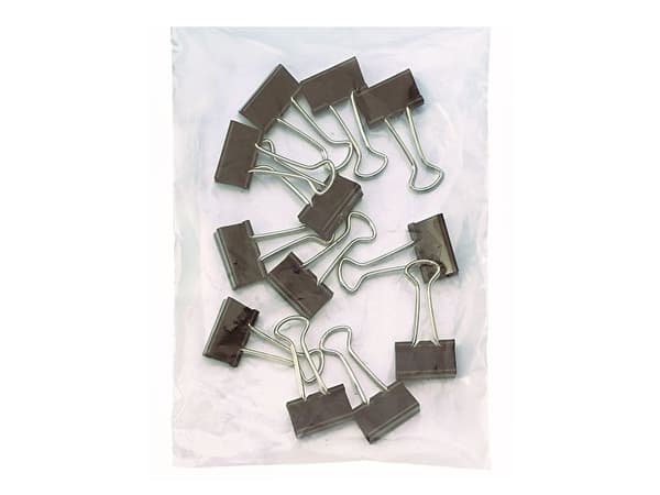Wedo 64 21525, Metall, Nickel, Sort, 25 mm, 12 stykker