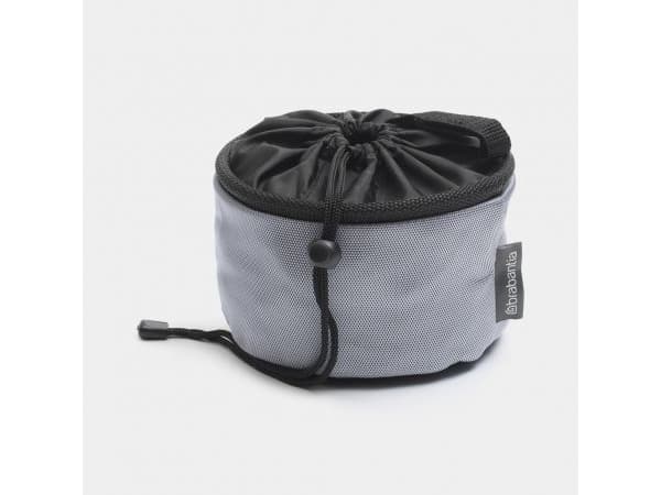 Brabantia 149801, Pehmeä vaatteiden säilytyspussi, Harmaa, Nauhoilla suljettava, 17,5 cm, 18 cm, 16 cm