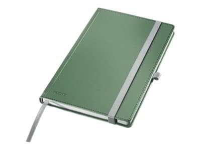 Leitz Style - Notisbok - eskebundet - A5 (145 x 210 mm) - 80 ark / 160 sider - elfenbenspapir - rutet - olive green cover