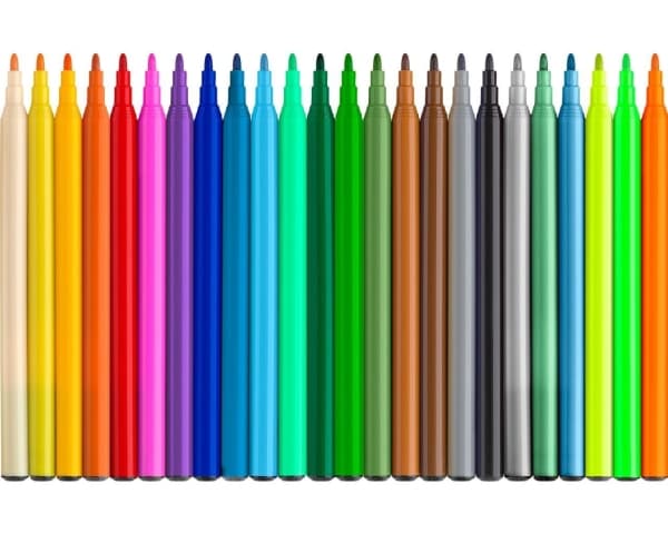 Faber-Castell 554222, 24 färger, Multifärg, Multifärg, Vattenbaserat bläck, Kina, Vuxna och barn