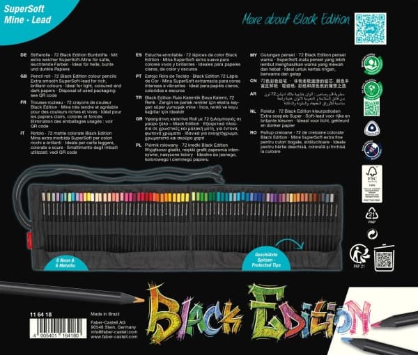 Faber-Castell 116418, Multifärg, 72 styck