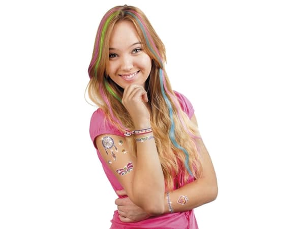 Totum Glamz Hair, Tattoo And Nail, 8 år, Flerfarget