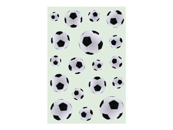 HERMA DECOR - Dekorasjonsklister - 54 deler - fotball - 3 ark - permanent - papir