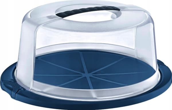 keeeper tårtlock "ricardo", rund, nordisk-blå tårtbehållare, låsbart lock, ergonomisk - 1 st (1077668000000)