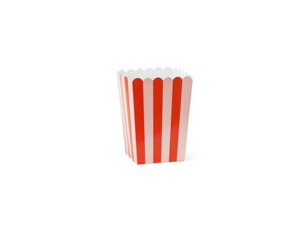 Popcornaskar 11x11x15,5cm 6st