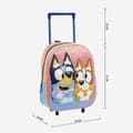 Miniatyrbillede 8 af 10: 3D School Bag with Wheels Bluey Pink
