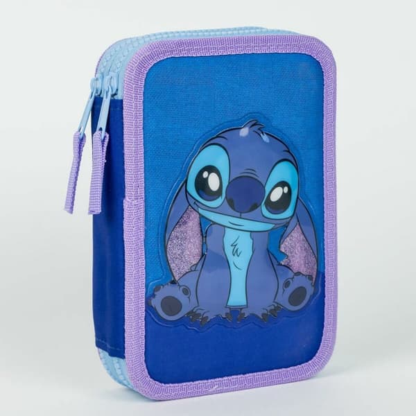 School Case Stitch Blue 12,5 x 19,5 x 4,5 cm
