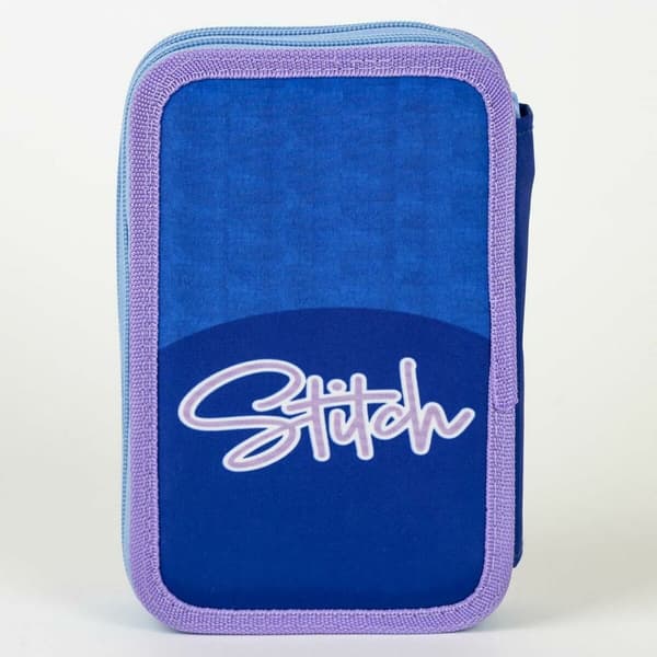 School Case Stitch Blue 12,5 x 19,5 x 4,5 cm