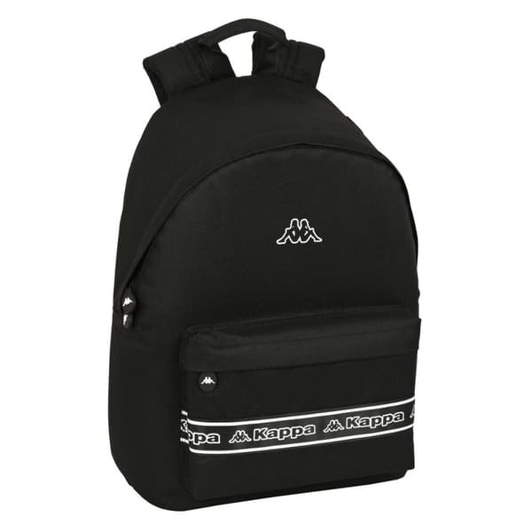 School Bag Kappa 31 x 41 x 16 cm Black