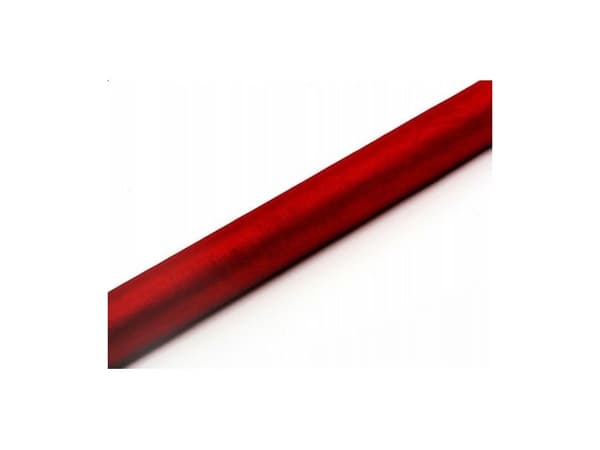 Rød Organza
