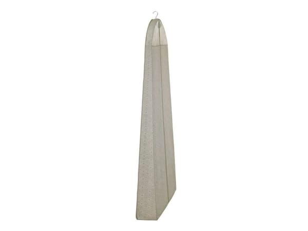 WENKO 64523100, Myk klesoppbevaringsbag, Taupe / brun, Polyetylentereftalat (PET), Polypropylen (PP), Glidelås, 60 cm, 180 cm