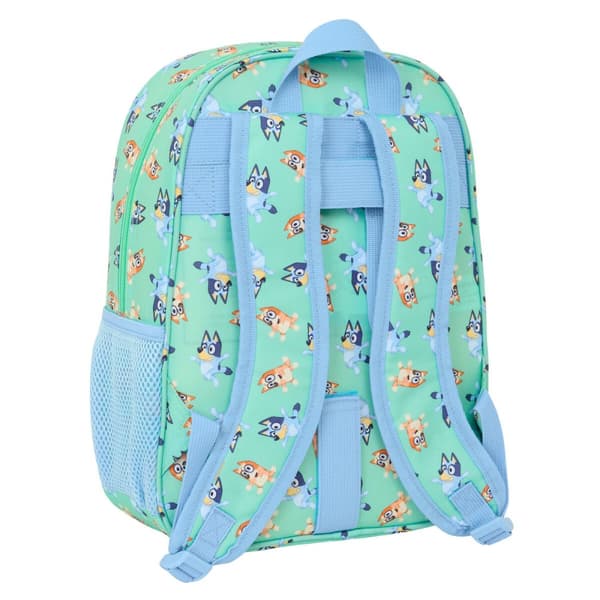 School Bag Bluey Sisters Green 26 x 34 x 11 cm