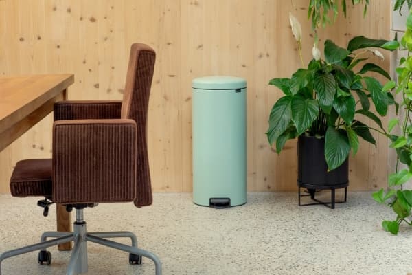 Brabantia 233944, 30 l, Rund, Stål, Grön, Pedal, Stål