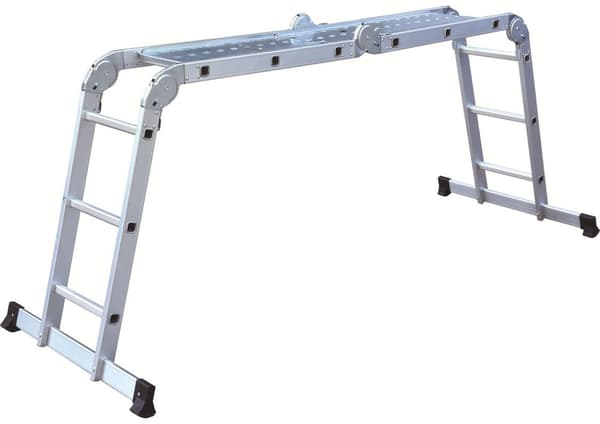 NOBRAND Multistige, alu, 4x3 trin, inkl. 2 platforme, max belastning 150 kg