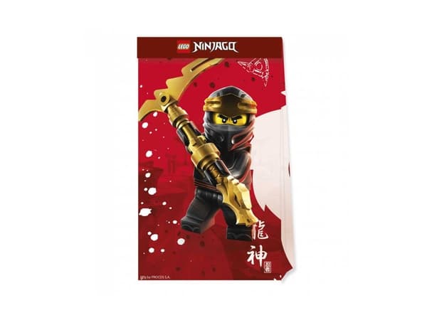 Lego Ninjago -juhlapussit, 4 kpl.