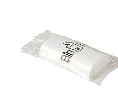 Hinkpåse med stjärnbotten, ABENA Bin-Line, 3 l, vit, LLDPE/virgin, 29x35cm - (10 st)