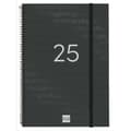 Miniatyrbild 1 av 6: Diary Finocam YEAR Black A4 21 x 29,7 cm 2025