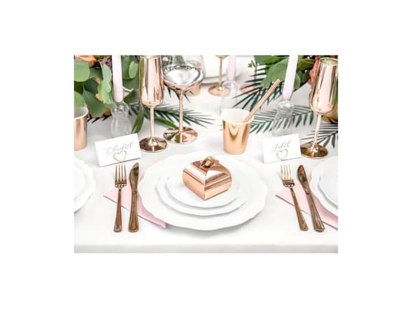 Presentaskar roséguld