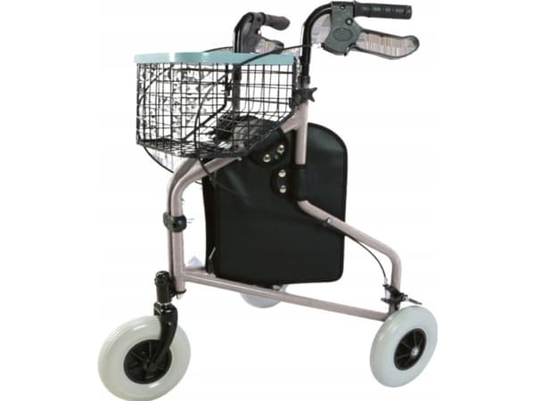Ergonomisk trehjulet rollator Barcelona RF-611 - Grå