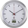 Miniatyrbild 1 av 2: Renkforce E1003R DCF Väggklocka 17 cm x 6 cm Silver Lämpliga för badrum/våtutrymmen