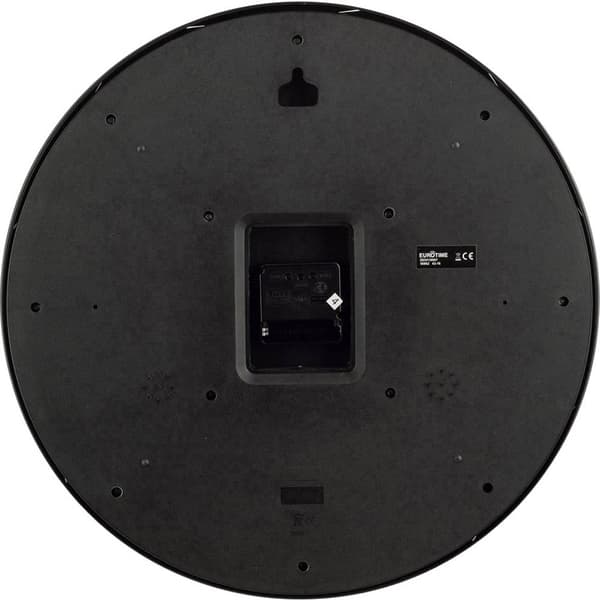 EUROTIME 56862 DCF Väggklocka 40 cm Svart