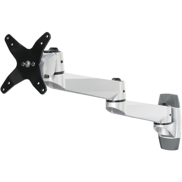 SpeaKa Professional SP-1624856 SuperSwivel 1x Monitor-väggfäste 25,4 cm (10) - 76,2 cm (30) Silver-svart Tiltbar, Svä