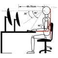 Miniatyrbild 4 av 4: SpeaKa Professional SP-1624884 Superflex 2x Monitor-väggfäste 25,4 cm (10) - 68,6 cm (27) Silver-svart Justerbar i hö