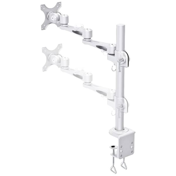 Neomounts FPMA-D935 1x Monitor bordsfäste 25,4 cm (10) - 76,2 cm (30) Silver Justerbar i höjd, Tiltbar, Svängbar, Rot