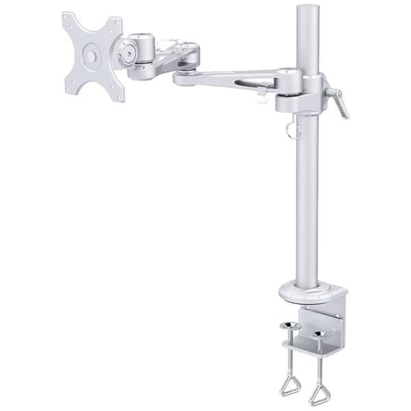 Neomounts FPMA-D935 1x Monitor bordsfäste 25,4 cm (10) - 76,2 cm (30) Silver Justerbar i höjd, Tiltbar, Svängbar, Rot