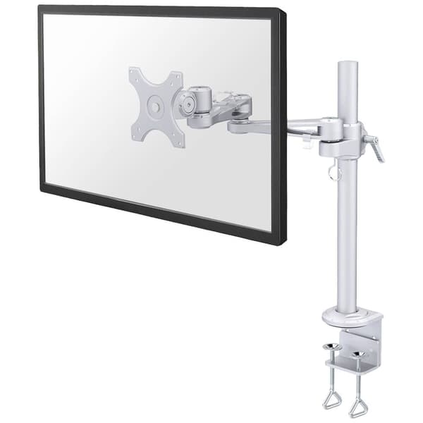 Neomounts FPMA-D935 1x Monitor bordsfäste 25,4 cm (10) - 76,2 cm (30) Silver Justerbar i höjd, Tiltbar, Svängbar, Rot