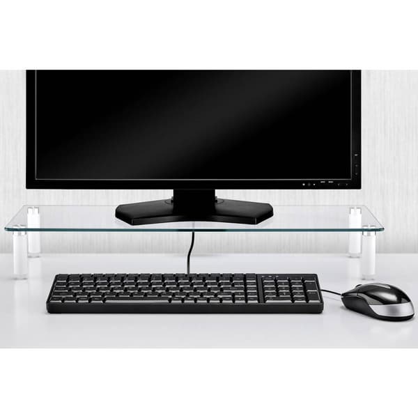 SpeaKa Professional SP-MO-02 Monitorupphöjning Höjdintervall: 8 cm (max) Silver