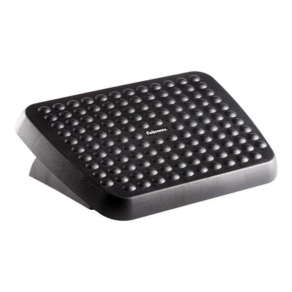 Fellowes 48121-70 Standard Fotstöd (B x H x D) 46 x 9 x 33.5 cm ergonomisk, justerbar i höjdled, kan lutas, med noppad