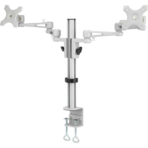 SpeaKa Professional SP-5986112 2x Monitor bordsfäste 33,0 cm (13) - 68,6 cm (27) Grå Justerbar i höjd, Tiltbar, Sväng