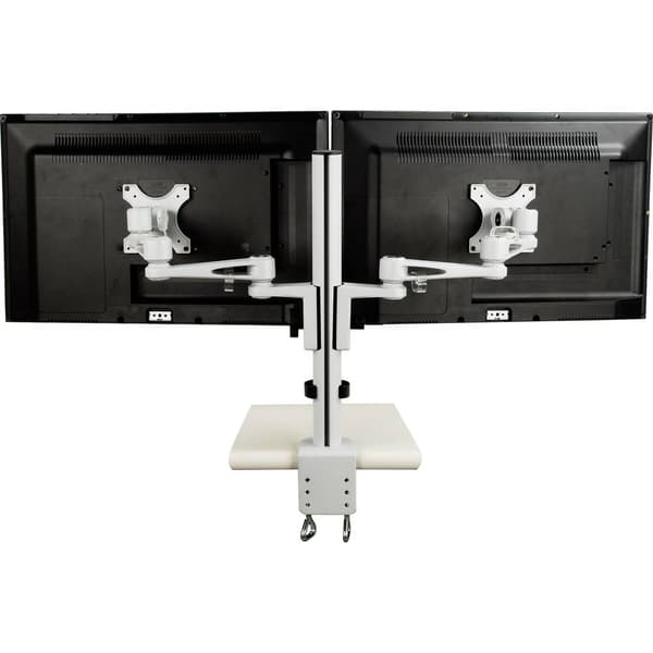 SpeaKa Professional SP-5986112 2x Monitor bordsfäste 33,0 cm (13) - 68,6 cm (27) Grå Justerbar i höjd, Tiltbar, Sväng