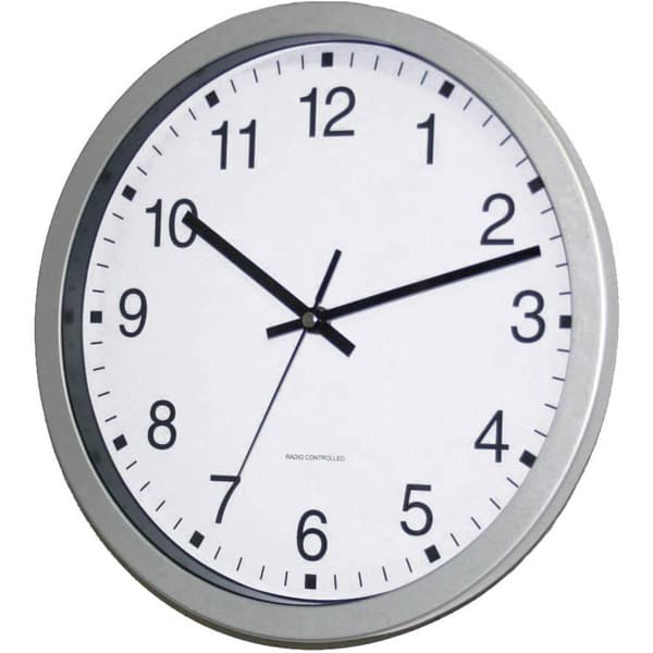 EUROTIME 56831-07 DCF Väggklocka 30 cm x 4.3 cm Silver
