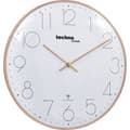 Miniatyrbild 1 av 2: Techno Line WT 8235 gold optik DCF Väggklocka 350 mm x 25 mm Roségold