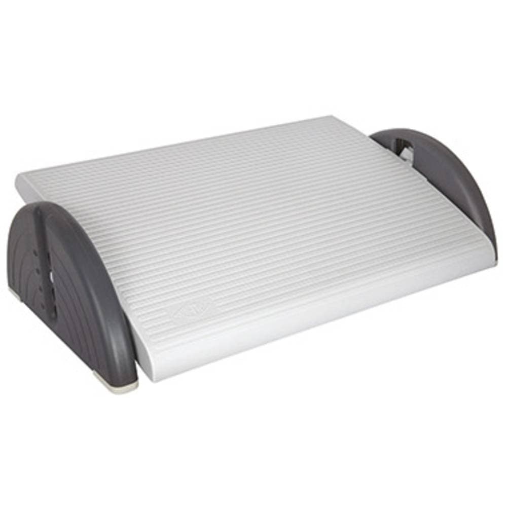 WEDO Fotstöd Relax Plus ergonomisk, justerbar i höjdled, kan lutas Antracit, Ljusgrå 2751037