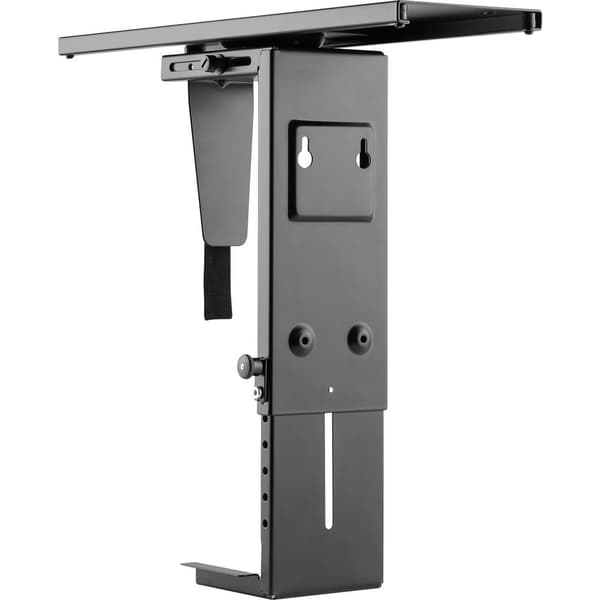 LogiLink EO0004 PC-hållare Underinbyggnad Svart Tillåten belastning upp till vikt: 10 kg