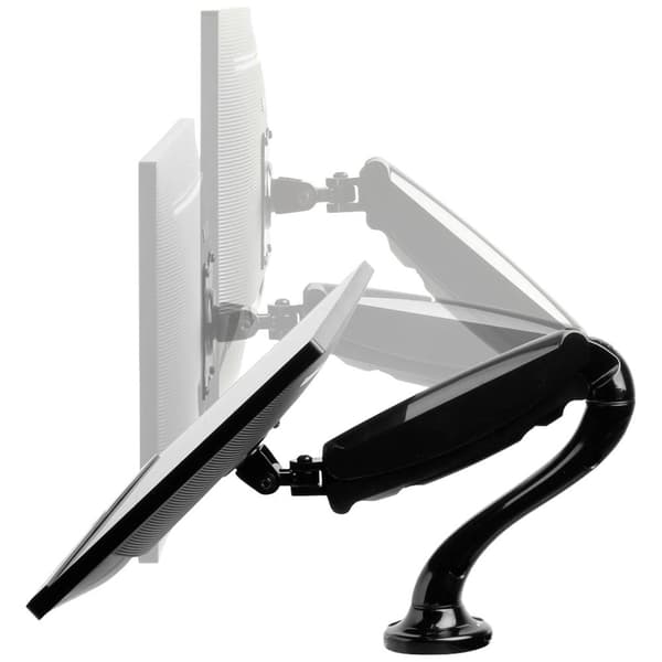 Neomounts NM-D500BLACK 1x Monitor bordsfäste 25,4 cm (10) - 76,2 cm (30) Tiltbar, Svängbar Svart